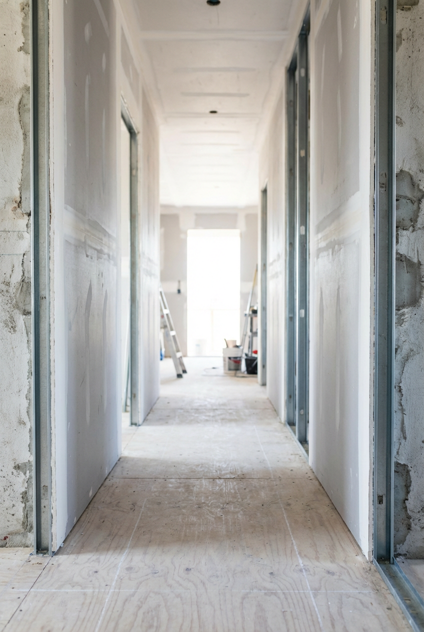 Interior walls (select finishes)