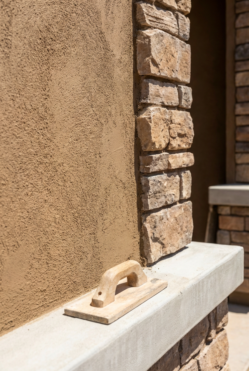 Exterior masonry walls