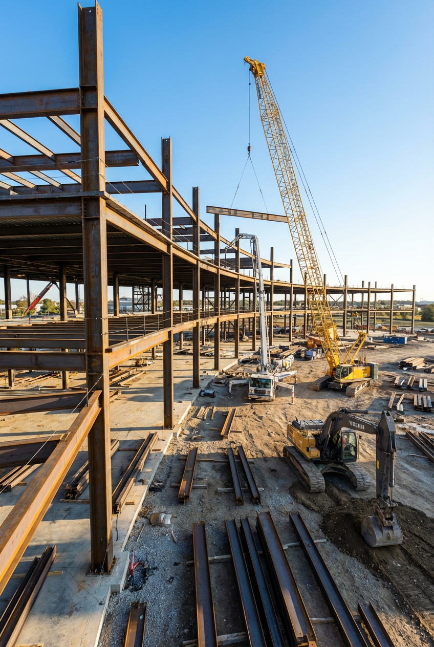 Mild steel structures