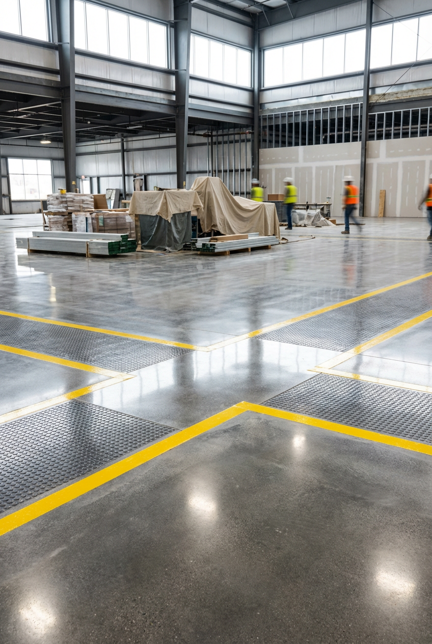 Concrete floors